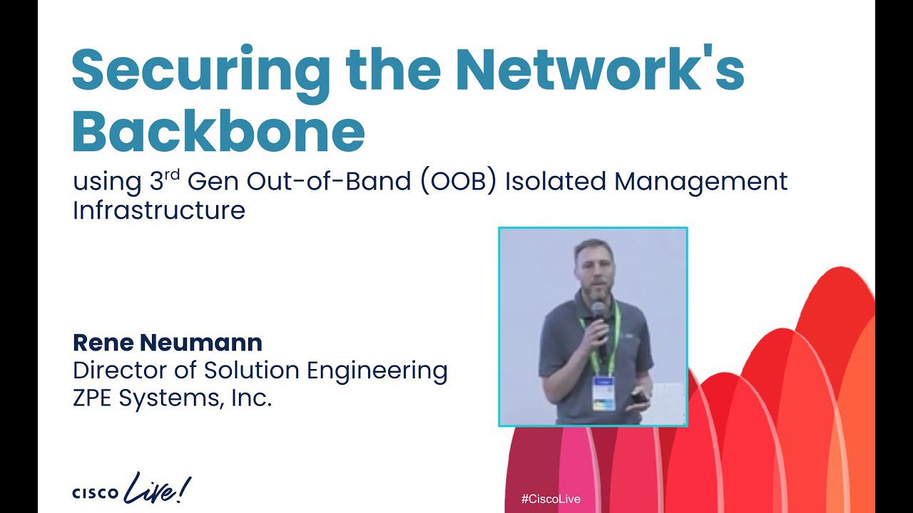 Cisco Live 2024 – Securing the Network Backbone Cisco Live 2024 – Securing the Network Backbone